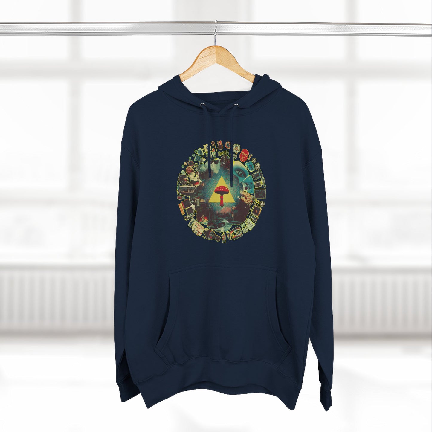 Fleece Hoodie - Life is a Circle Design