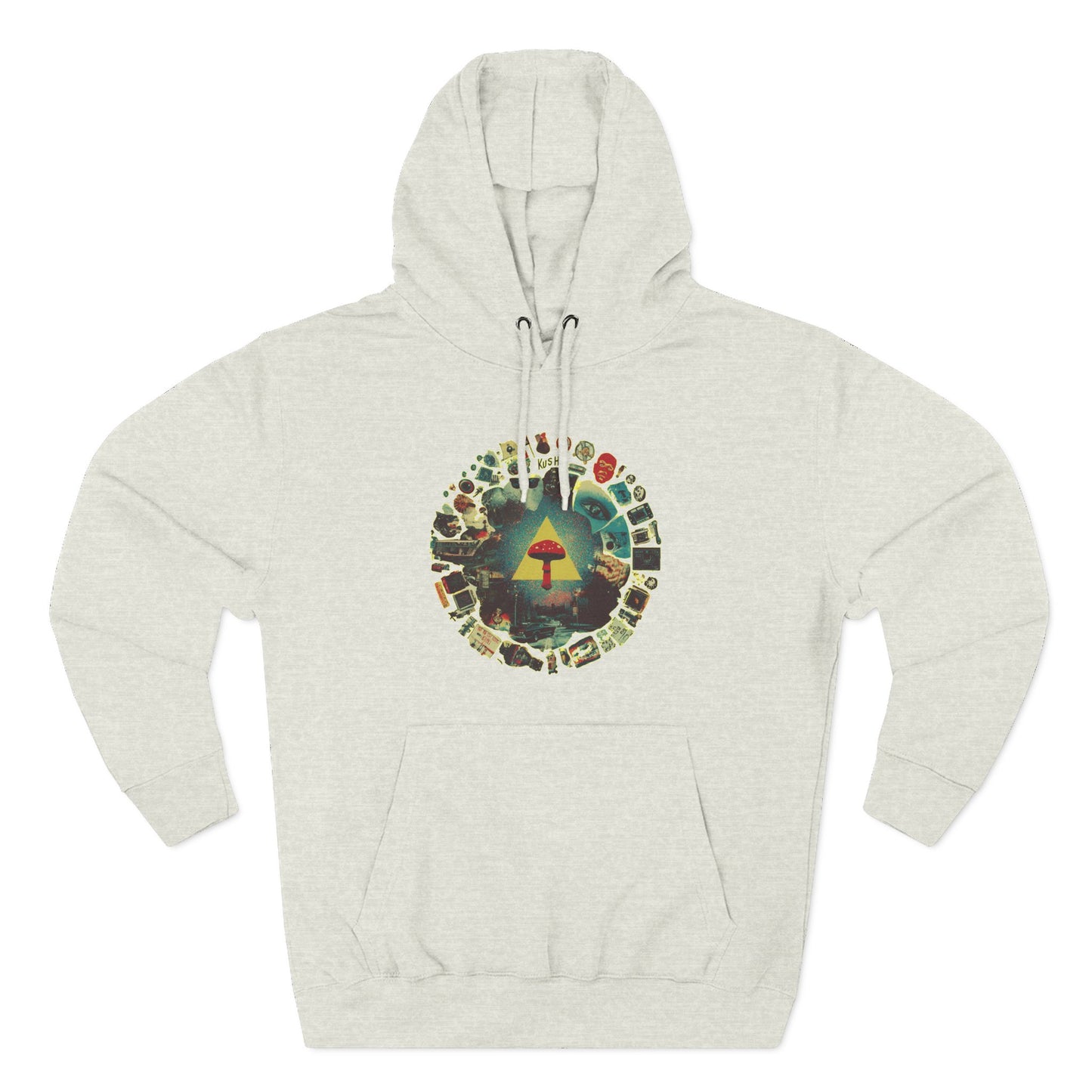 Fleece Hoodie - Life is a Circle Design