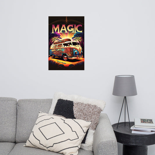 Magic Bus Sunrise MATTE PAPER (for NFT hodlrs)