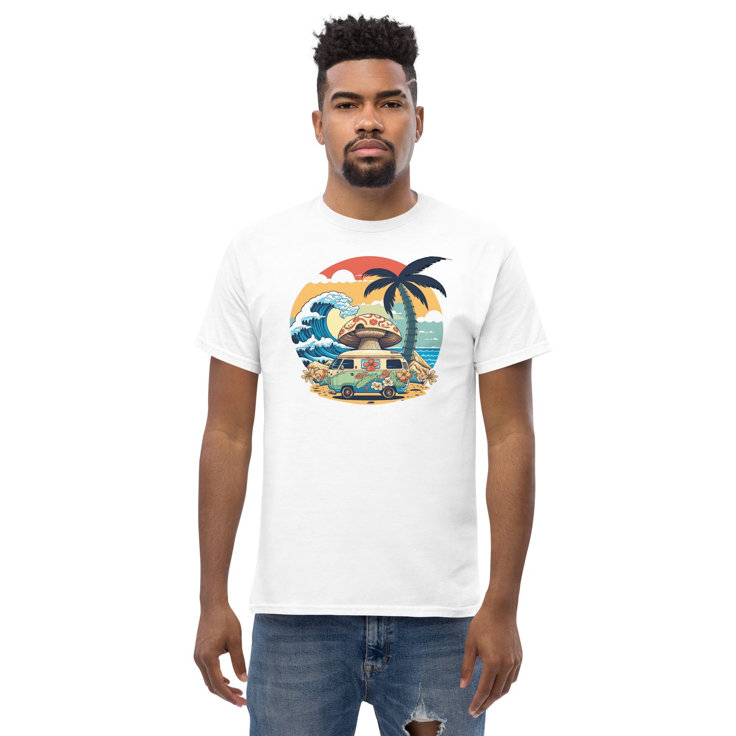 The Great Wave Rider Classic T Shirt