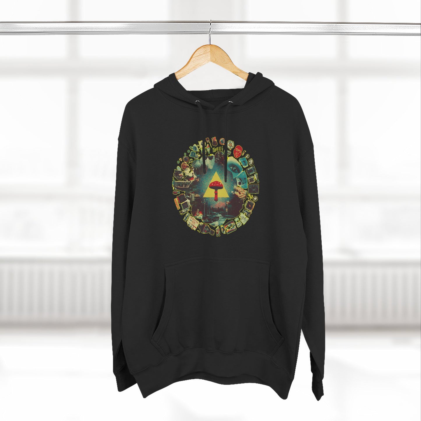 Fleece Hoodie - Life is a Circle Design
