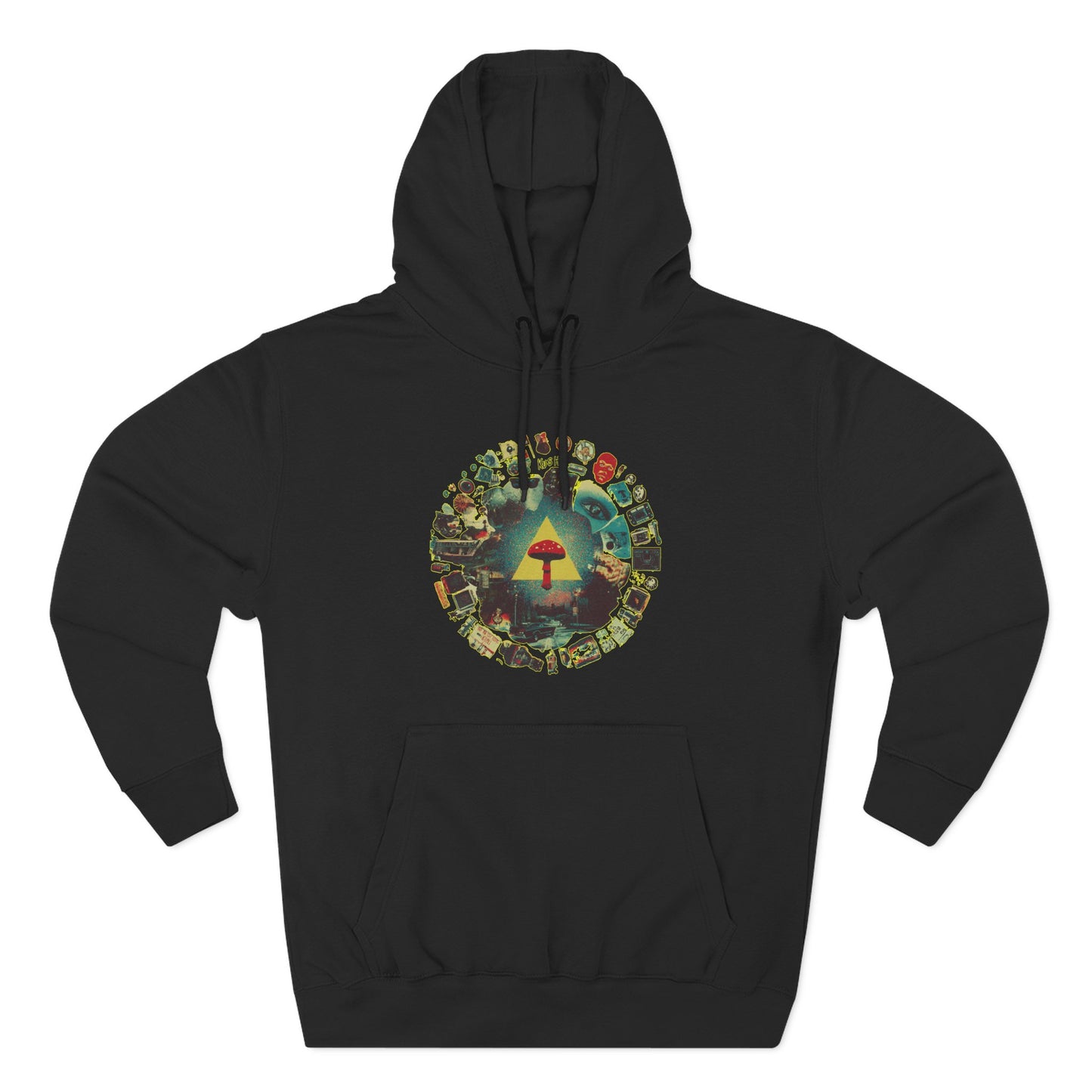 Fleece Hoodie - Life is a Circle Design