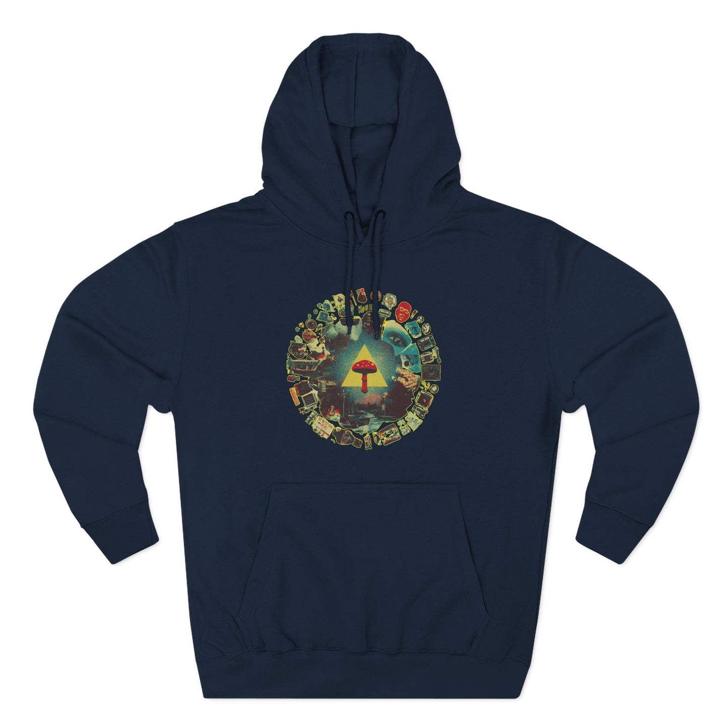 Fleece Hoodie - Life is a Circle Design