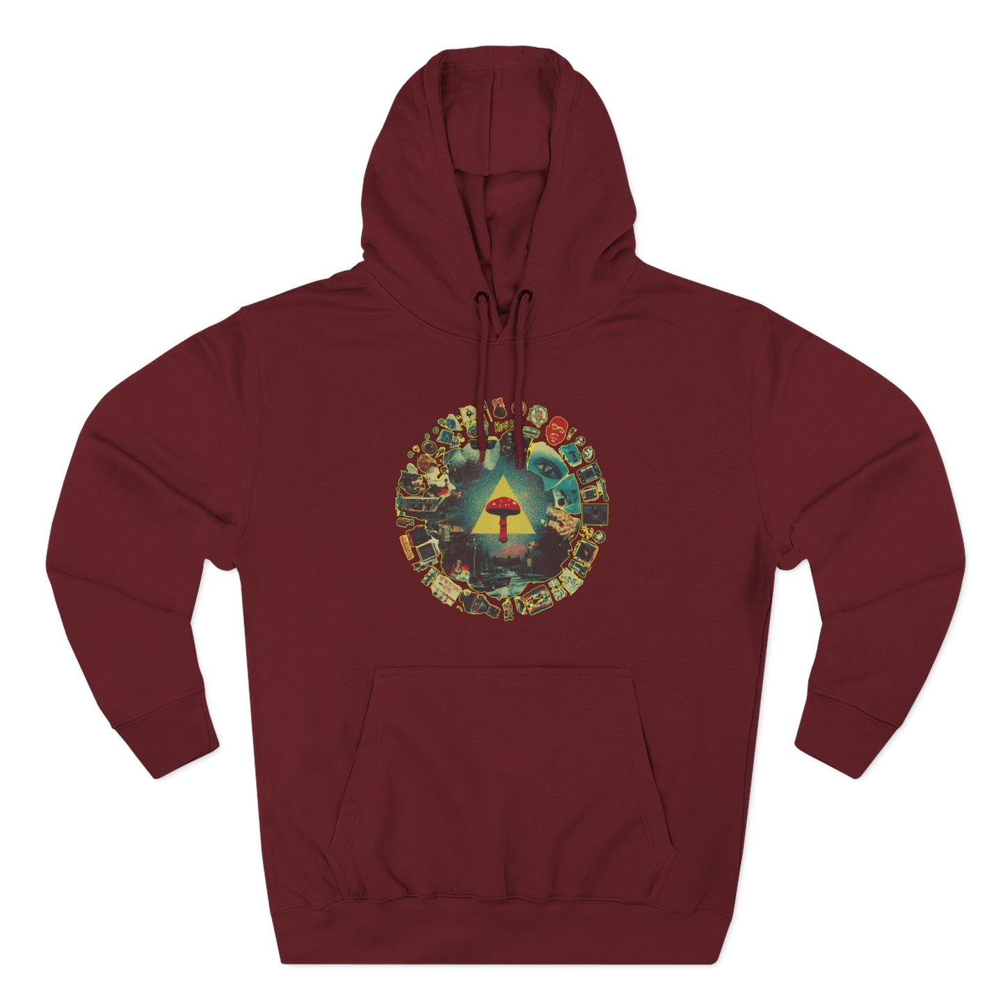 Fleece Hoodie - Life is a Circle Design