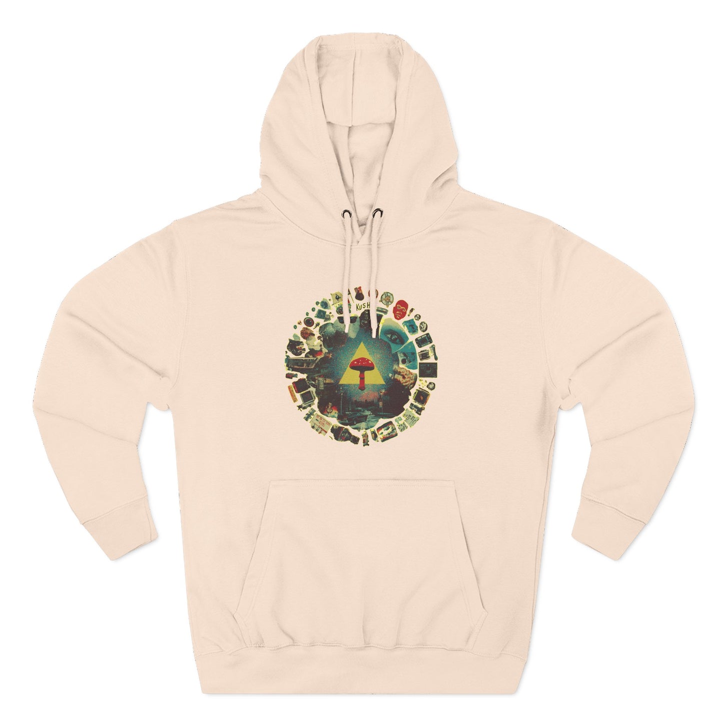 Fleece Hoodie - Life is a Circle Design