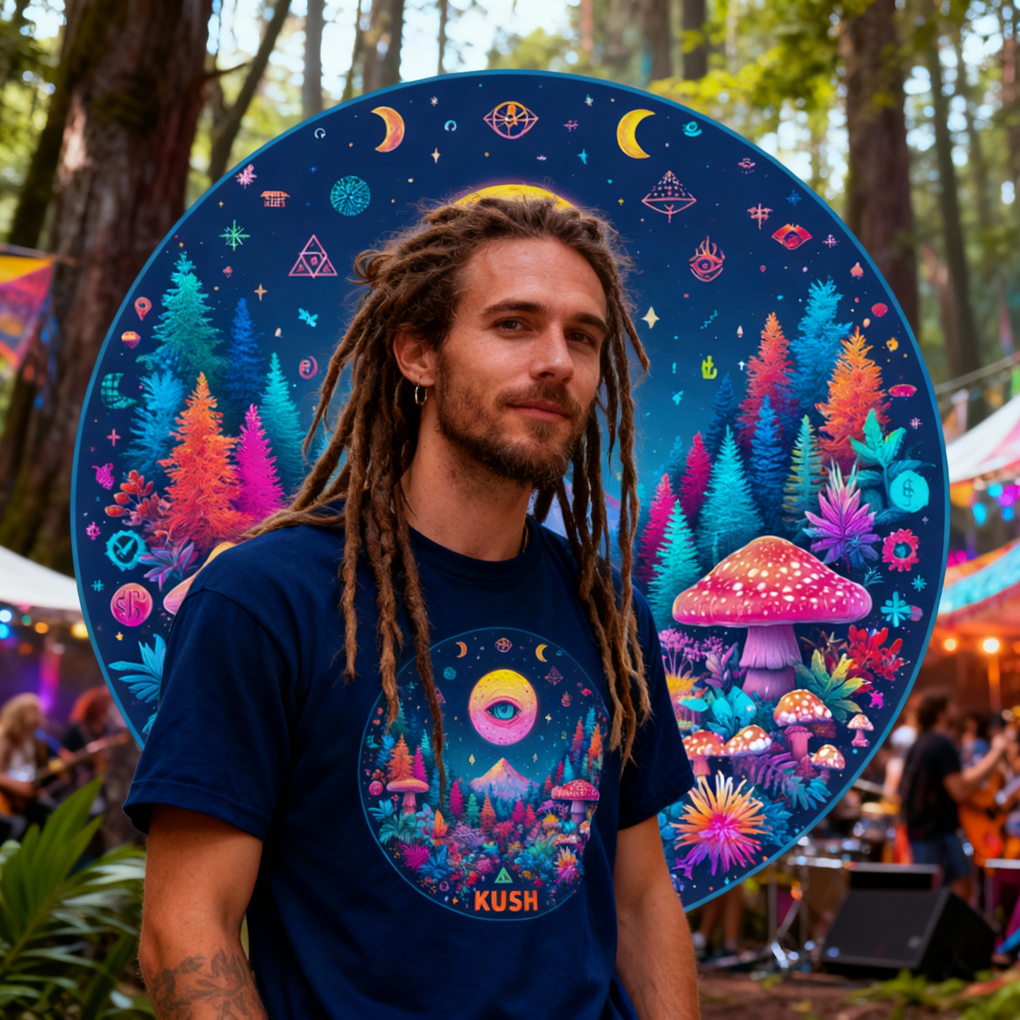 KUSH CIRCLE GAME T-SHIRT