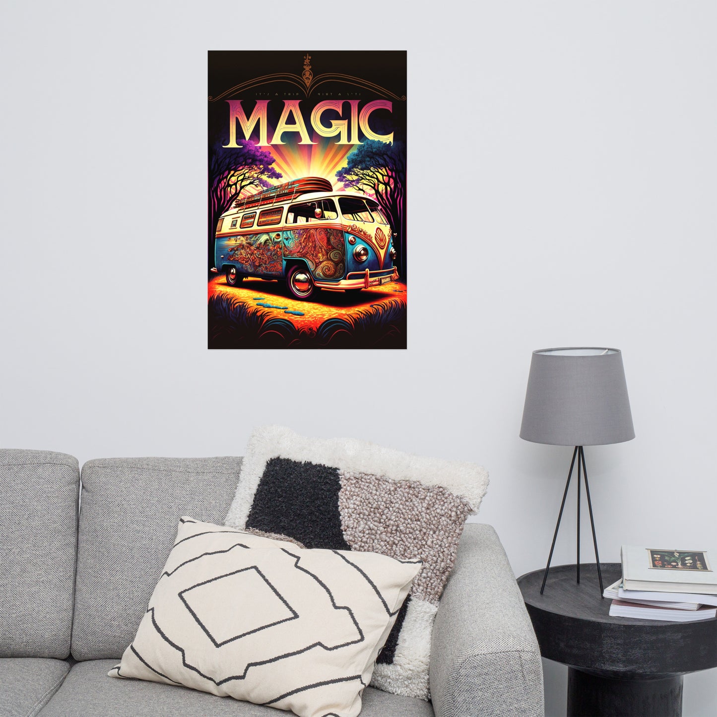 Magic Bus Sunrise Poster